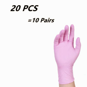 20/50PCS Disposable Gloves Nitrile Gloves for Kitchen Garden Work Beauty Tattoo Dishwashing Household Cleaning Gloves Latex Free