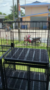 C8 และ C8p กรงสูงสุนัข กรงสัตว์เลี้ยง กรงมา กรงหมา กรงกระต่าย กรงเหล็ก กรงพับได้ 2 แบบ