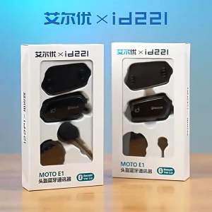 Id221 E1 Bluetooth Helmet Earphones with High Sound Quality Waterproof and Noise Reduction