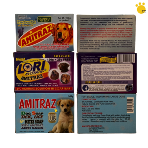 Amitraz Dog Soap for Tick Lice and Mice and Galis Lori Luis Shammah