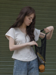 Mixd | Áo Thun Cotton Tay Ngắn Trắng