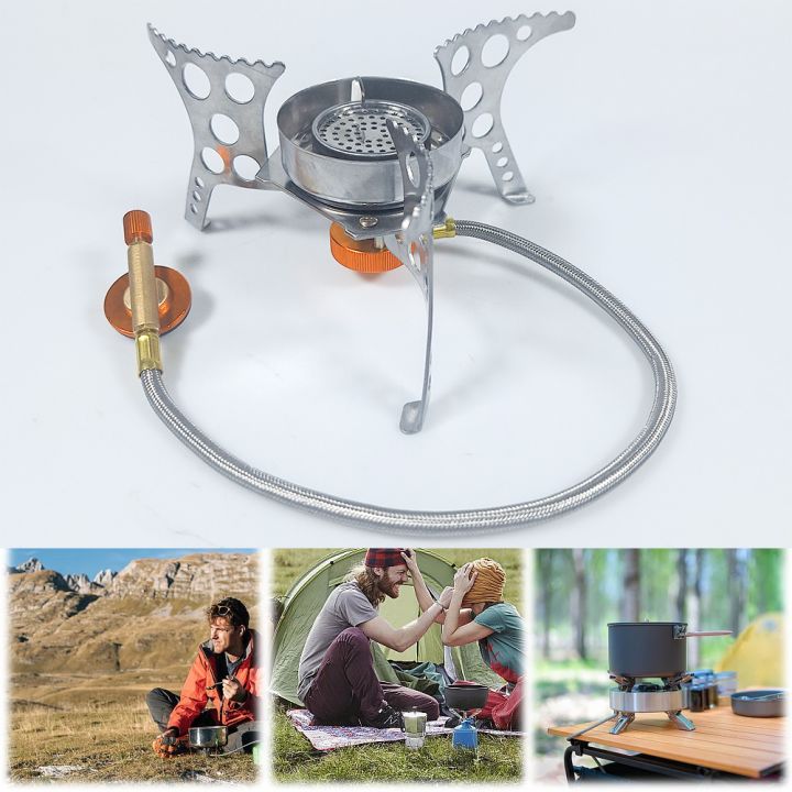 LivelyLife Kompor Gas Lipat Portabel Camping Stove Foldable