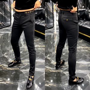 Skinny Casual Urban Temperament Wild Fashion MENS Trousers