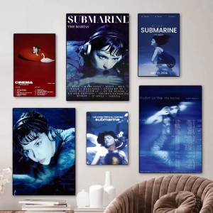 Rastar | THE M-MARIAS SUBMARINE Band Whitepaper Poster HD Quality Poster Wall Art Painting Study Room Wall Decor