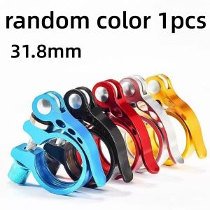 Aluminum Ultralight 31.8mm Mountain Bike Seatpost Clamp Quick Release MTB Road Bike Seat Post Tube Clip Practical Cycling Parts