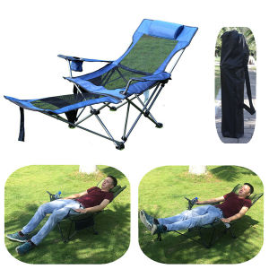 Outdoor Camping Accompanying Bed Dual-Use Office Lunch Break Single Leisure Nap Portable Fishing Adjustable Deck Chair