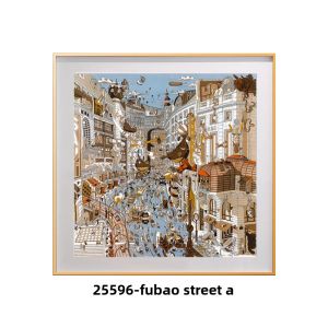 YASISHA | Elegant Modern Art Silk Scarf Wall Art