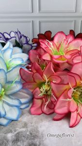 Dahlia Lis Warna Artificial Dekorasi / Bunga Artificial / Bunga Plastik / Bunga Dekorasi / Dekorasi Pernikahan / Pernikahan