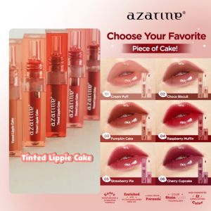 Azarine Tinted Lippie Cake All Series Lip Tint Hydrating & Moisturizing Liptint Pelembab Bibir Kering Lipmoist