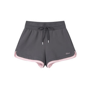 Colorblock Comfortable Drawstring Shorts Sport
