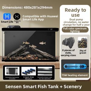 Sunsun | Auto Cleaning All-in-one Glass Aquarium