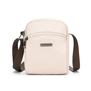 Casual Nylon Womens Bag 2025 New Style Waterproof Single Shoulder Crossbody Phone Bag Simple Vertical Square Trendy Bag