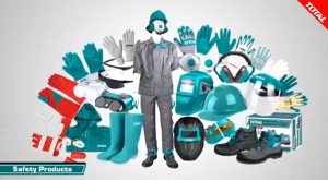 TOTAL TSP307 Welding Safety Goggles Tinted Glasses Cermin Mata Hitam 护目镜