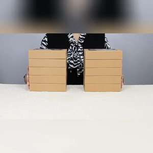 50Pcs Brown Bakery Boxes with Window Cookie Pastry Macaron Dessert Box for Wedding Christmas Party Gift