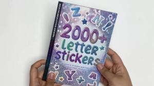 Mr.paper | 2000+Pcs Colorful Alphabet Letter Stickers for Journal Scrapbooking DIY Craft Supplies Fun Font Decals for Junk Journal