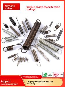 Stainless Steel Springs Hooked Pull Springs for Bicycles Boilers Kitchen Appliances Gym Equipment Carriages And More