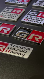 GR SPORT GAZOO RACING Emblem Mobil Toyota Bahan Metal Best Quality