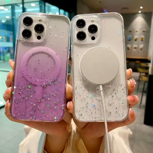 CCOcase.TH เคสกากเพชรส่องแสงประกายวิบวับ Magnetic Case For iPhone 17 16 15 14 13 12 11 Promax Pro Plus เคสไอโฟน เคสกันกระแทก เคสสำหรับไอโฟน