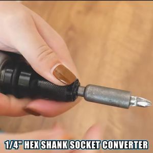 Impact wrench socket adaptor Portable Electric Wrench Tool Drill Chuck Converter For Impact Wrench 1/2inch to 1/4inch
