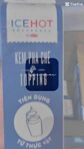 ( CHỈ GIAO HOẢ TỐC)Kem pha chế Topping ICEHOT hộp 907g