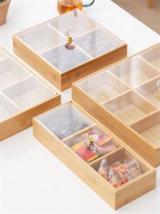 Bát Đựng Trái Cây Hình Vuông Chín Ô Có Nắp Đựng Đồ Ăn Nhẹ Tại Nhà Phòng Khách Hạt Ăn Thử Tray Đựng Thức Ăn Nhẹ