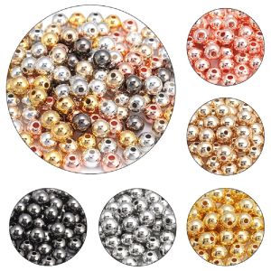 20-500 ชิ้น/ล็อต 3-14 มม.สี CCB ลูกปัดรอบหลวม Spacer ลูกปัดสําหรับเครื่องประดับ DIY สร้อยข้อมือสร้อยคออุปกรณ์เสริม