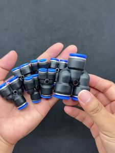 1-50 PCS PY PE Series T Y Shaped Tee 4 6 8 10 12 16mm 3 Way Port Pneumatic Pipe Connector Tube Air Hose Quick Release Fittings