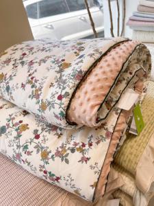 Washable Cotton Spring Autumn Winter Goose Feather Bean Bag Quilt Warm Fleece All Cotton down Blanket Durable Home Textile