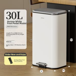 MR.Bin | Vintage Step Trash Can Home Use