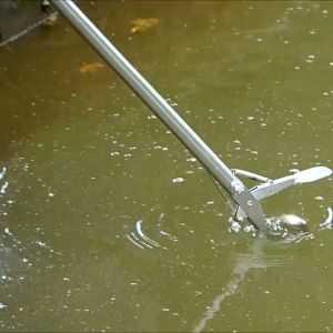 150CM Menangkap Penanganan Ular Tongkat Penjepit Ular Stainless Alat Penjepit Sampah Alat Penjepit Ular Snake Tongs