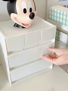 【D299】Kotak Penyimpanan Laci Bertumpu Kapasiti Besar Stationery Jewelry Storage Box Creative Desk Organizer
