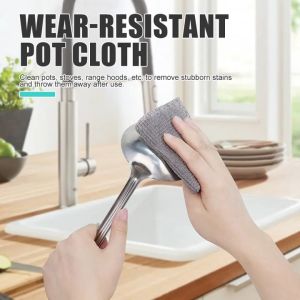 25pcs/Roll Wear-resistant Rag Wiping Cloth: Essential Household Cleaning Tools
