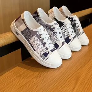 Giày lười nữ vải mềm đế cao su êm chân cao 2cm