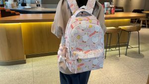 Balo đi học nữ nhiều ngăn quai đeo dày chắc chắn chống nước hình vịt cute đẹp giá rẻ cho học sinh cấp 1 cấp 2 thời trang
