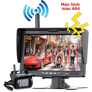 Camera Lùi Không Dây QXNY Màn Hình 7 Inch AHD 1080P Cho Xe Tải Xe Buýt Xe Cắm Trại Xe Kéo Máy Xúc Xe Bán Tải - Camera Chiếu Hậu BSD