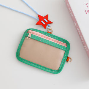 Necklace Hanging Transparent Card Holder Work Campus ID Card Case High Value Meal Card Holder Lanyard Youth Functional Bag