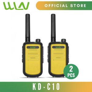 WLN KD-C10 5W 16 Channel UHF 400-470MHz Two-Way Walkie Talkie Radio -SET OF 2