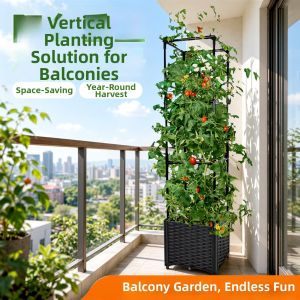 MLZH | Multi-use Garden Planter Balcony Rack