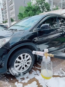 Cotora Foam Cannon (กาพ่นโฟม คุณภาพสูง จุ 1 ลิตร สวมเร็ว 1/4) หัวฉีดโฟม หัวพ่นโฟม กระบอกทำโฟม กระบอกฉีดโฟม กาพ่นโฟม สำหรับผู้ที่พึงคุณภาพในการฉีด สวมเร็ว 1/4 ลิตร หรือเท่าไหร่