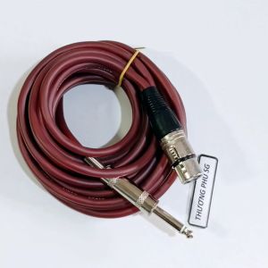 Dây Micro Karaoke dài 5m / Chuẩn 6 ly Mono ra Canon Cái (Dây micro Karaoke)