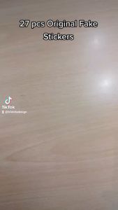 27PCS ORIGINAL FAKE Vinyl Decal graffiti STICKERS bomb for laptop fridge luggage & etc