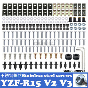Yamaha YZF-R15 V2 V3 Full Car Shell Fairing Screws Stainless Steel Motorcycle Bodywork Accessories Commuting Scenarios