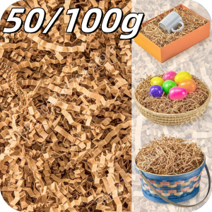 50/100g Colorful Shredded Paper DIY Gift Box Filler Wedding Birthday Party Decoration Crinkle Cut Packaging Gift Shred Paper
