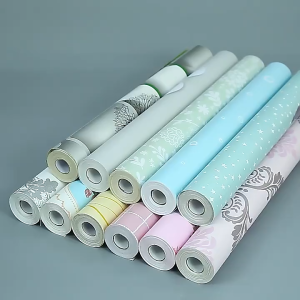 WALLPAPER STICKER STIKER DINDING 8 METER X 45 CM WALLSTIKER MOTIF POLOS TEXTURE SUDAH BERPEREKAT