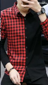 Áo Sơ Mi Áo Sơ Mi Nam phối màu sọc caro sáng ôm body đặc sắc trẻ trung lịch lãm nhưng không kém nam tính Mã H38