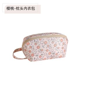 Portable Travel Underwear Storage Bag Three-In-One Clothing Socks Bra Organizer Handheld Luggage Polyester Innerwear Bag