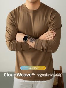 PERDONTOO | Soft Cloud-like Cotton Long Sleeve Mens T-Shirt