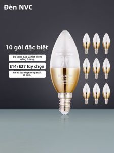 NVC | Đèn LED Đầu Nhọn 3 Màu E27
