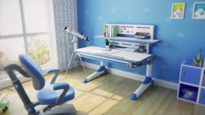 Ergonomic Kids Reading and Writing Computer Desk Study Desk Height Adjustable Table
