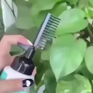 Hair Straightening Cream & Relaxer with Comb - Pelurus Rambut Lurus Krim untuk Smoothen & Soften Frizzy Hair Salon-Straight Results